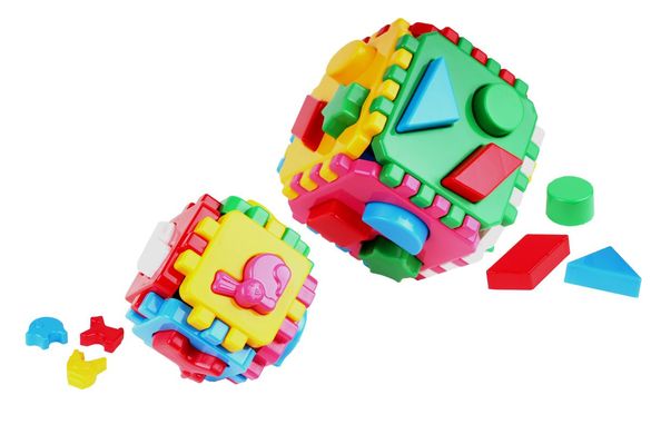 Іграшка куб Розумний малюк 1 + 1 ТехноК 899