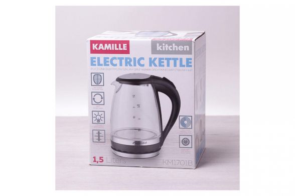 Електрочайник Kamille KM-1701B (1701B)