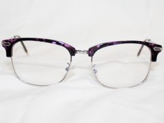Окуляри Sun Chi TR1819 срібло фіолетовий іміджовий розбірний оправу для очок для зору