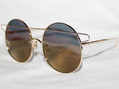 Очки солнцезащитные Lian Sun S30049 золото коричневый зеркальные