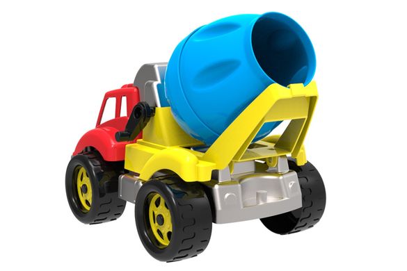 Игрушка машинка бетономешалка "Автомиксер ТехноК", прочный пластик, яркие цвета арт.3718, 36 x 20 x 24 см
