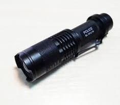 Ліхтарик тактичний міні 10 см зі свермощним Т6 светодиодом BL-1812 158000W АКБ + 2 зарядки лінза фокусування