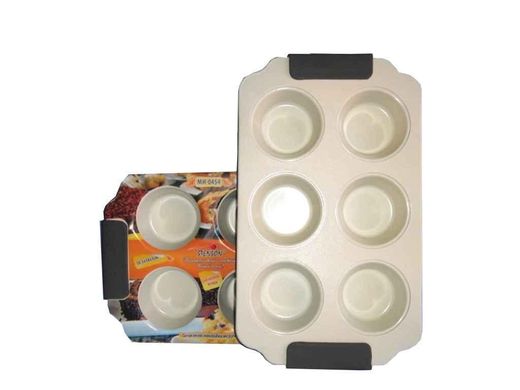 Форми для випічки кексів Stenson MH-0454 з керамічним покриттям, 30,5х18 см, форми для випічки, посуд, мета