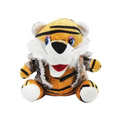 Мягкая игрука "Тигр в жилетке" рыжий MiC