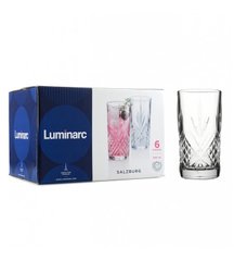 Набір склянок Salzburg 380мл 6шт Luminarc P4185 у коробці
