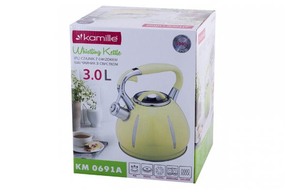 Чайник нержавіючий Kamille - 3 л 0691A (0691A)