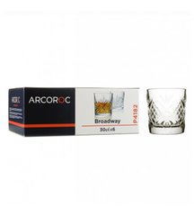 Набір низьких склянок Arcoroc Broadway 300мл 6шт P4182 у коробці