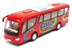 Инерционный автобус "Coach" (красный) KINSFUN