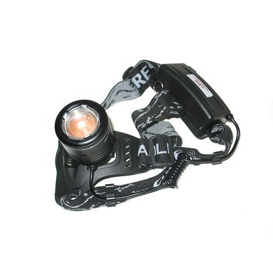 Ліхтарик налобний потужний Police BL-2177-T6 з зумом + 2 акумулятора + дві зарядки + Zoom + адаптер