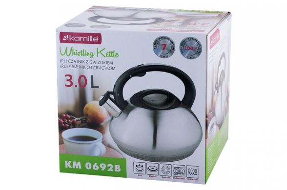 Чайник нержавіючий Kamille - 3 л 0692B (0692B)
