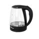 Электрочайник DOMOTEC MS-8210 чайник с RGB подсветкой Черный стеклянный чайник (2,2 л / 2200 Вт)