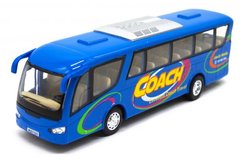 Инерционный автобус "Coach" (синий) KINSFUN