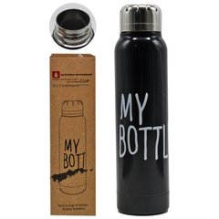 Термос металлический "My Bottle", 380 мл, черный MiC