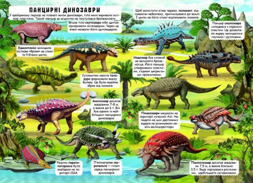 Книга с секретными окошками "Динозавры", укр Crystal Book Украина