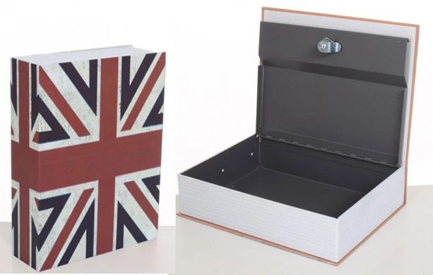Книга - сейф скринька з ключем у вигляді книги MK 0791 метал картон, замок, ключ, 24,5-15,5-5,5см