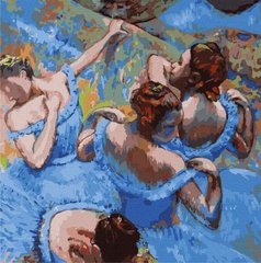 Картина за номерами "Блакитні танцівниці"