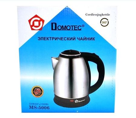 Чайник електричний "DOMOTEC" 2,0L 1500W MS-5006