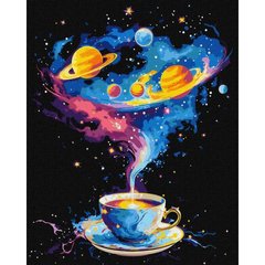 Картина по номерам с красками металлик "Космический вихрь" 40х50 см Ідейка Украина