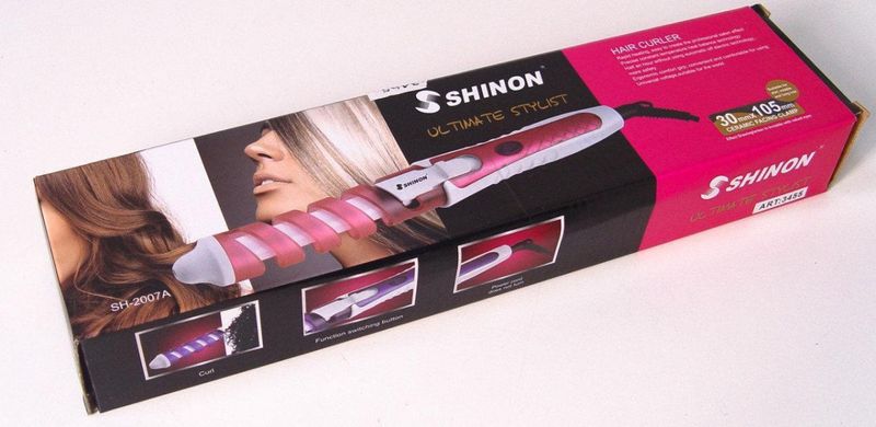 Плойка спіральна для завивки волосся SHINON SH-2007А 40В