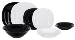 Сервіз Luminarc Carine Black & White з 18 предметів (L9017)