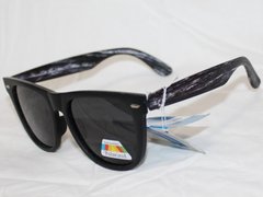 Очки солнцезащитные Sun Chi Polarized 9301 антрацит заушник черно-белое дерево поляризационные