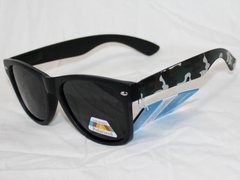 Очки солнцезащитные Sun Chi Polarized 9306 черный антрацит заушник Flex камуфляж дубок поляризационные