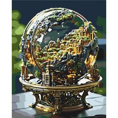Картина по номерам "Земной шар", 40х50 см Origami Украина