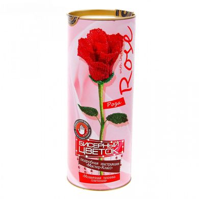 Набор для творчества Бисерный бисерное рукоделие бисероплетение цветок роза