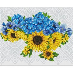 Алмазна мозаїка "Квітуча Батьківщина" 40х50 см