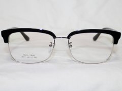 Очки-оправа для окулярів для зору Sun Chi чорний глянець срібло