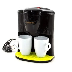 Кофемашина для будинку Crownberg CB-1560 600 Вт крапельна кавоварка для кави і чаю на 2 порції з багаторазовим філ