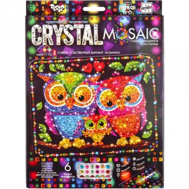 Набір для дитячої творчості Мозаїка з кристалів CRYSTAL MOSAIC DANKO TOYS Україна CRM-01-01