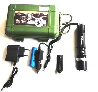 Ліхтарик тактичний POLICE Bailong 8628 99000W велокріплення дві зарядки акумулятор 8800