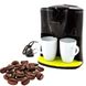 Кофемашина для дома Crownberg CB-1560 600 Вт капельная кофеварка для кофе и чая на 2 порции с многоразовым фил