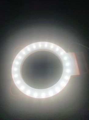Кільцева світлодіодна лампа з вушками (біла)