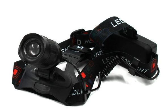 Ліхтарик налобний потужний BL-T32 -P50 6989 + 2 акумулятора + дві зарядки + Zoom + адаптер