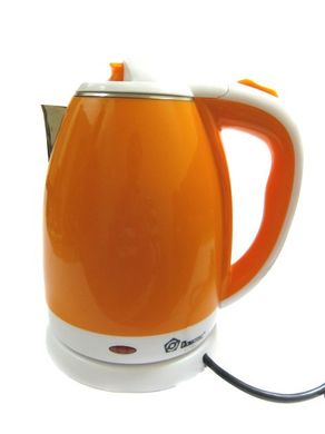 Чайник электрический "DOMOTEC" 2,0L 1500W MS- 5022 Нерж+пластик Оранж