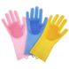 Рукавички зі щіткою для прибирання та миття посуду Kitchen Gloves 5511