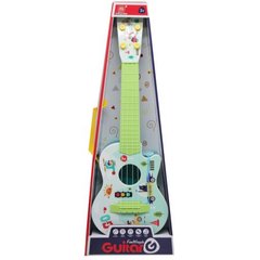 Гитара четырехструнная "Guitar", бирюзовая. fan wingda toys