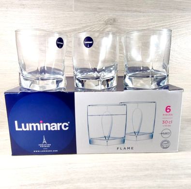 Набор стаканов низкие Flame 300мл 6шт Luminarc N0758