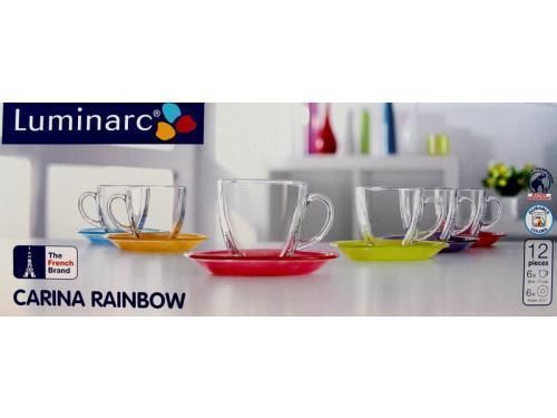 Чайний сервіз Luminarc Carina Rainbow 12 пр J5978