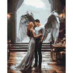 Картина по номерам "Ангелы любви" 40x50 см Origami Украина