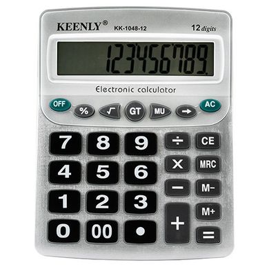 Калькулятор настольный KEENLY\КАДИО КК-1048-12 21*16м