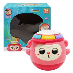 Музична іграшка з проектором "Мавпочка" (рожева)