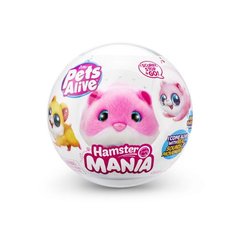 Интерактивная мягкая игрушка S1 - Забавный хомячок (розовый) Pets & Robo Alive