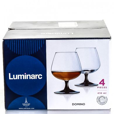 Набор бокалов Luminarc Domino 410мл 4шт под коньяк J3030