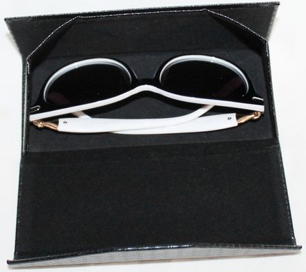 Футляр для окулярів шкіра-PU шарм сріблястий