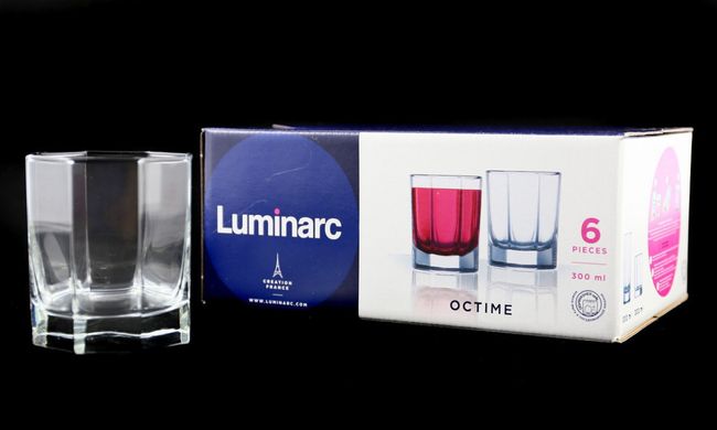 Набор стаканов Luminarc Octime 300мл 6шт низкие Н9810