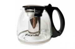 Чайник заварочный Kamille - 1100мл с заварником (0779M)