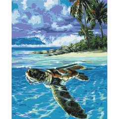 Картина за номерами "Тропічна черепаха" ★★